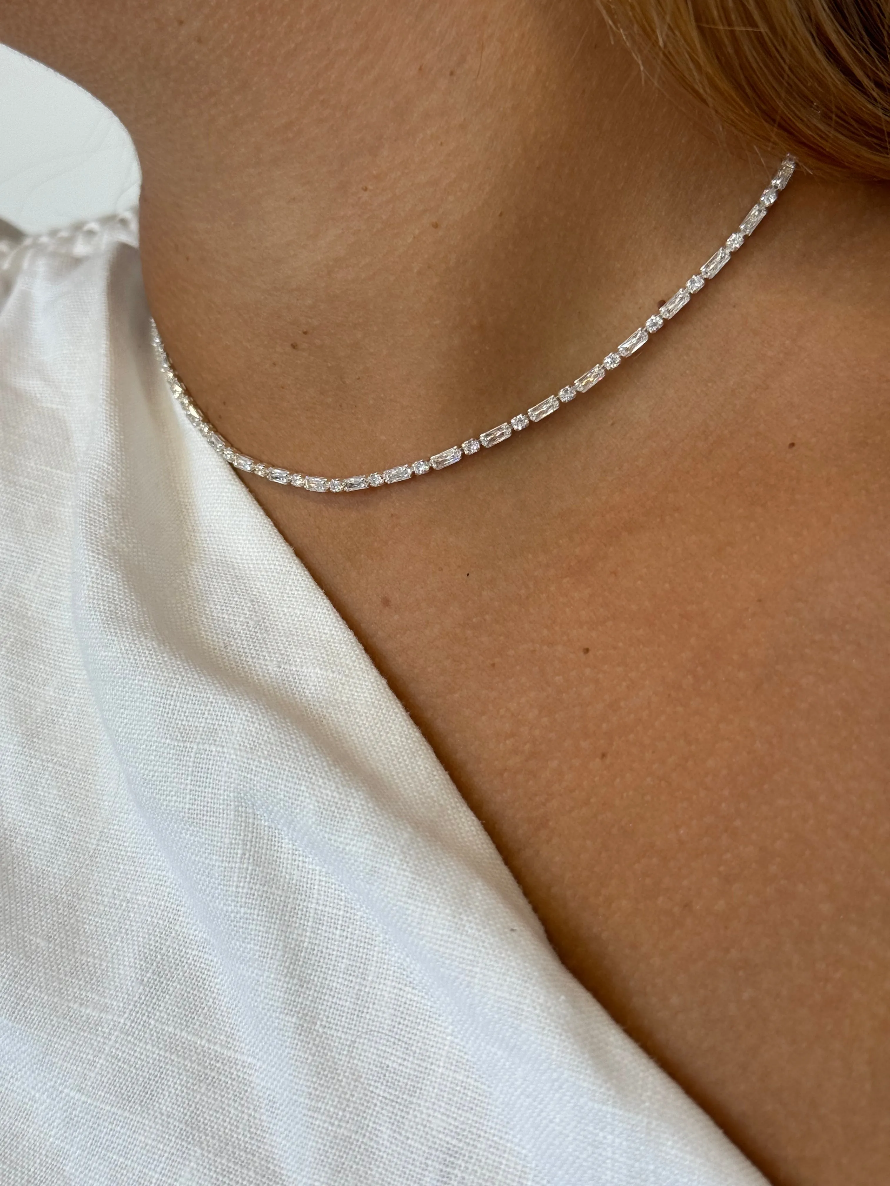 Candice Necklace - Silver