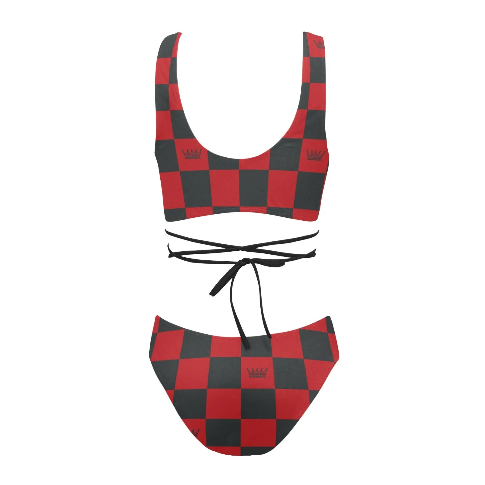 chess queen Cross String Bikini Set (Model S29)