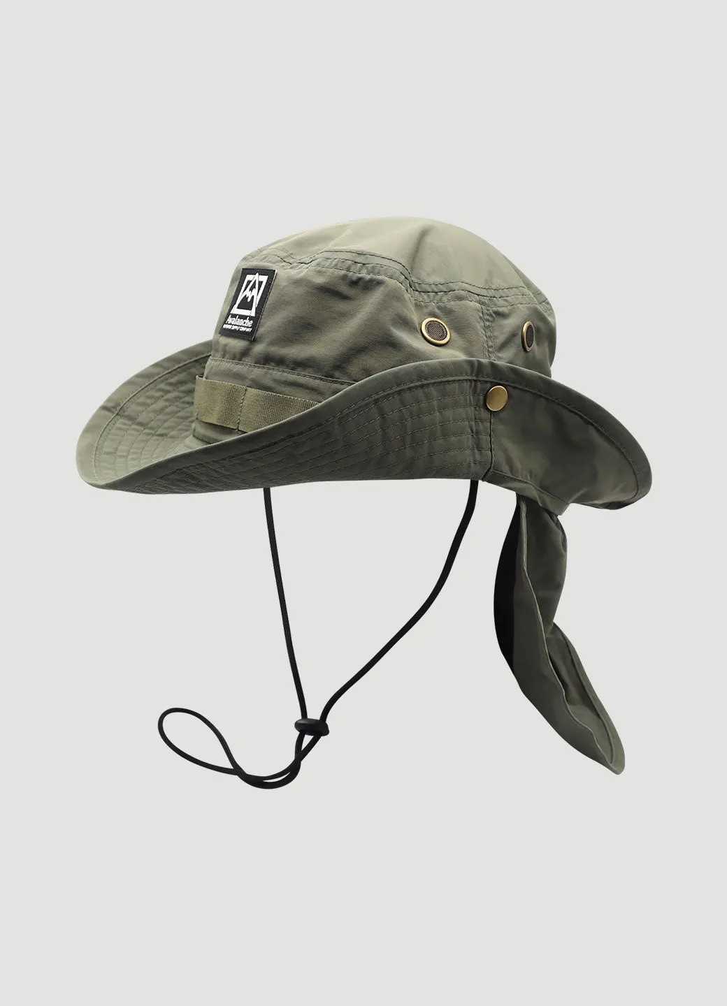 Logo Neck Shield Bucket Hat