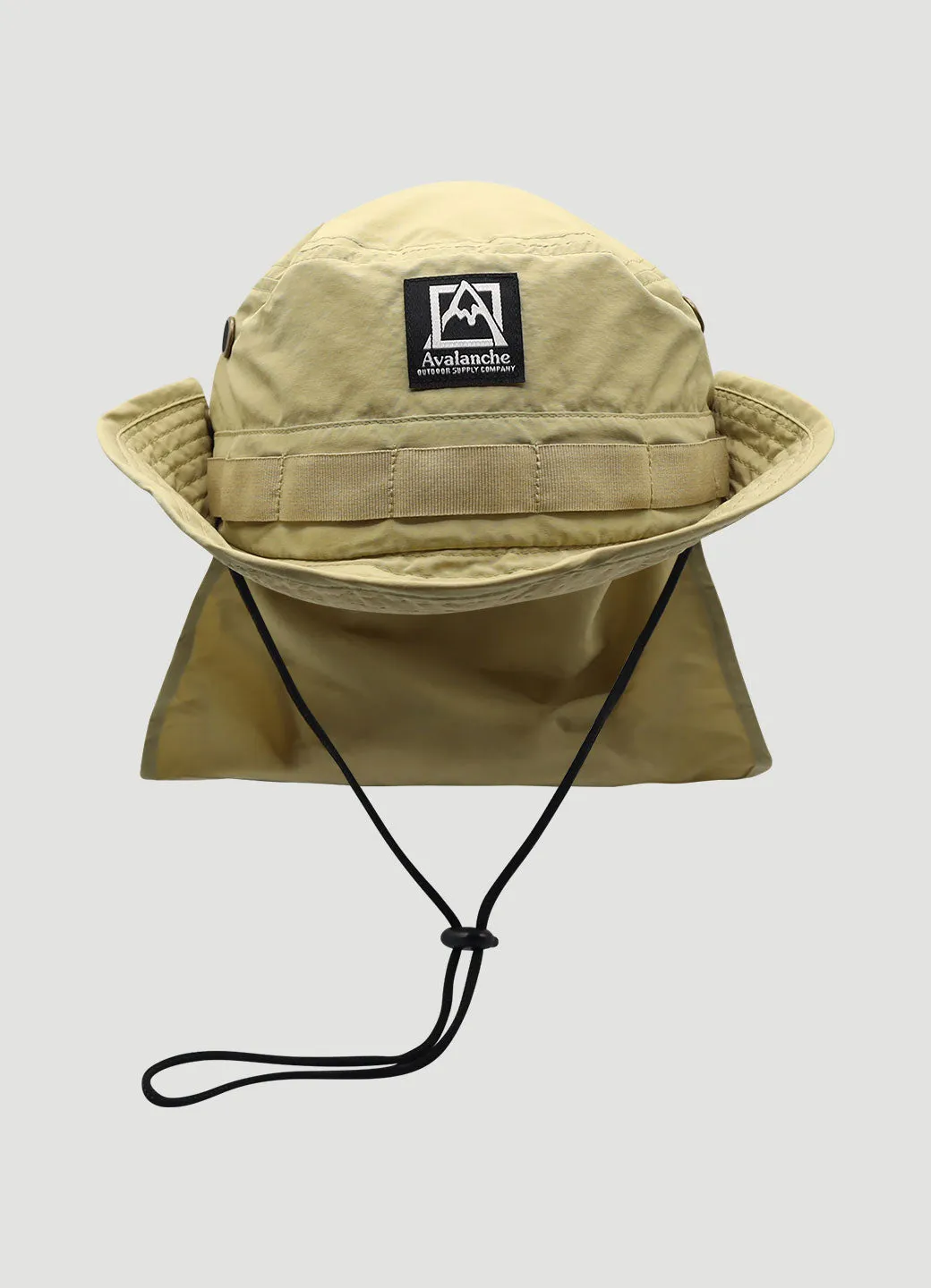 Logo Neck Shield Bucket Hat
