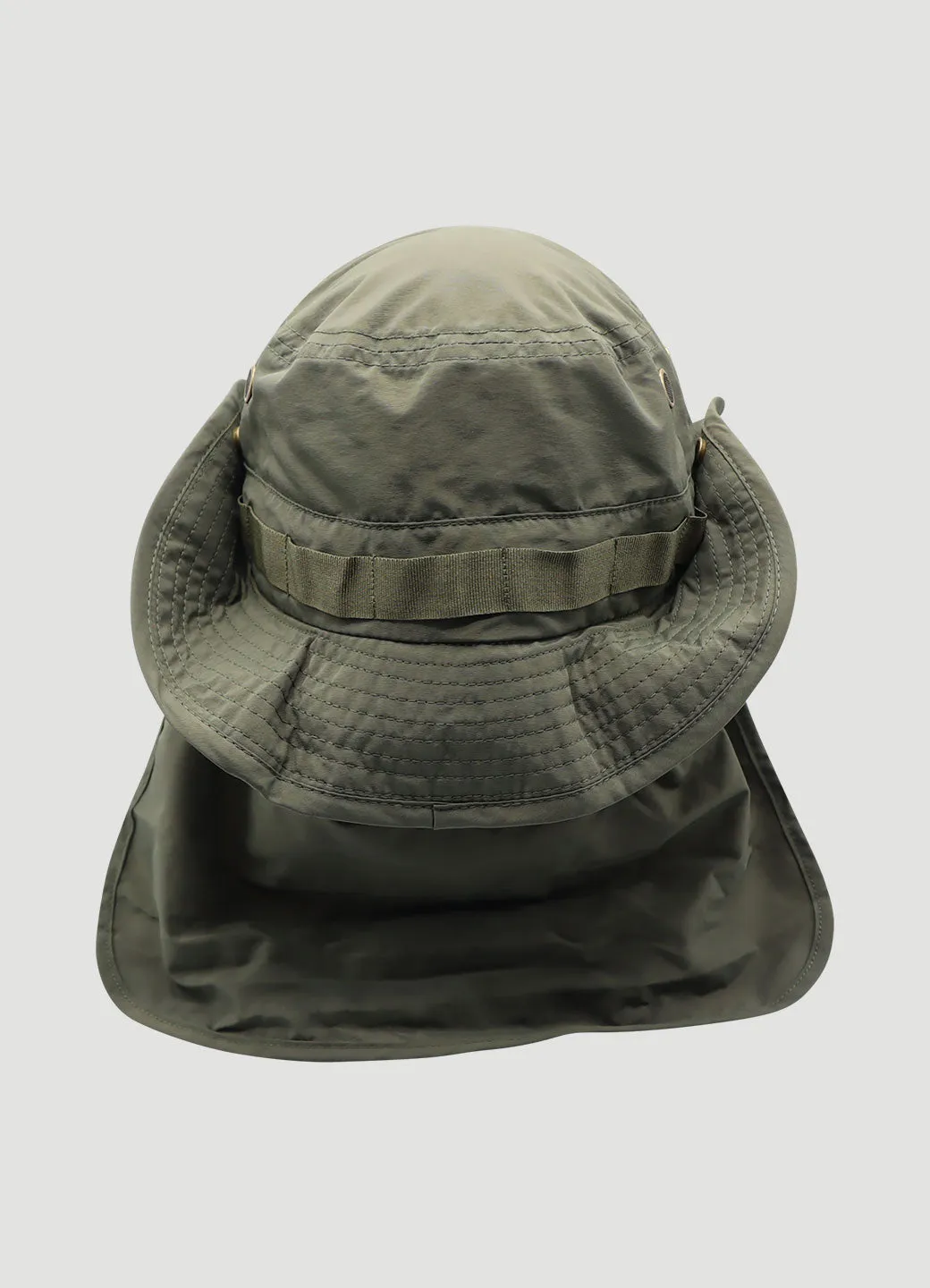 Logo Neck Shield Bucket Hat