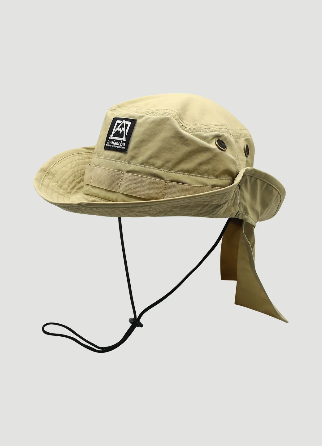 Logo Neck Shield Bucket Hat