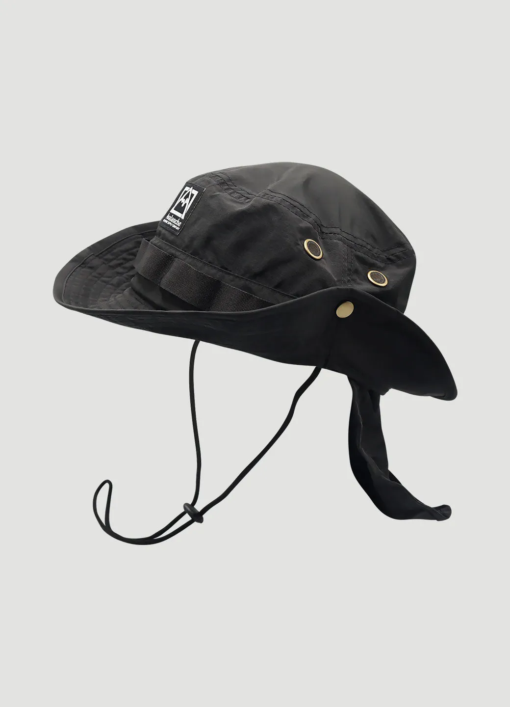 Logo Neck Shield Bucket Hat