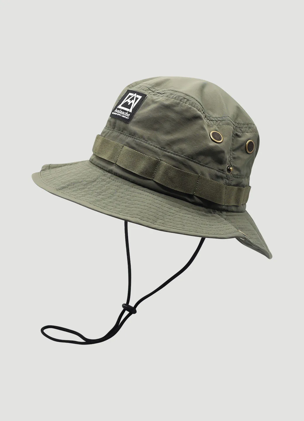 Logo Neck Shield Bucket Hat