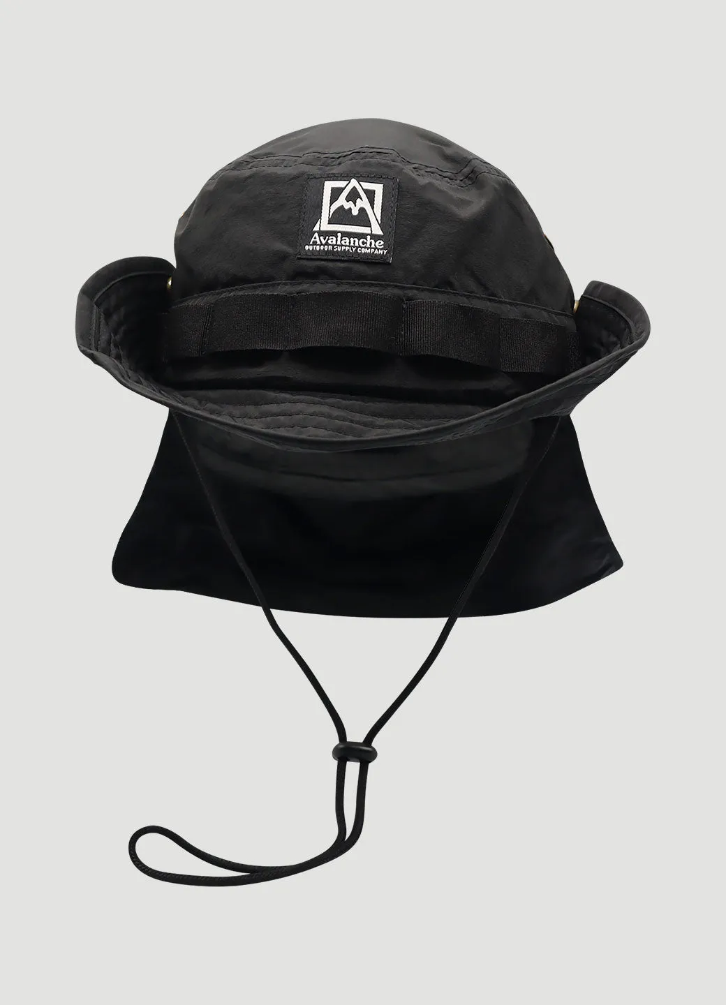 Logo Neck Shield Bucket Hat