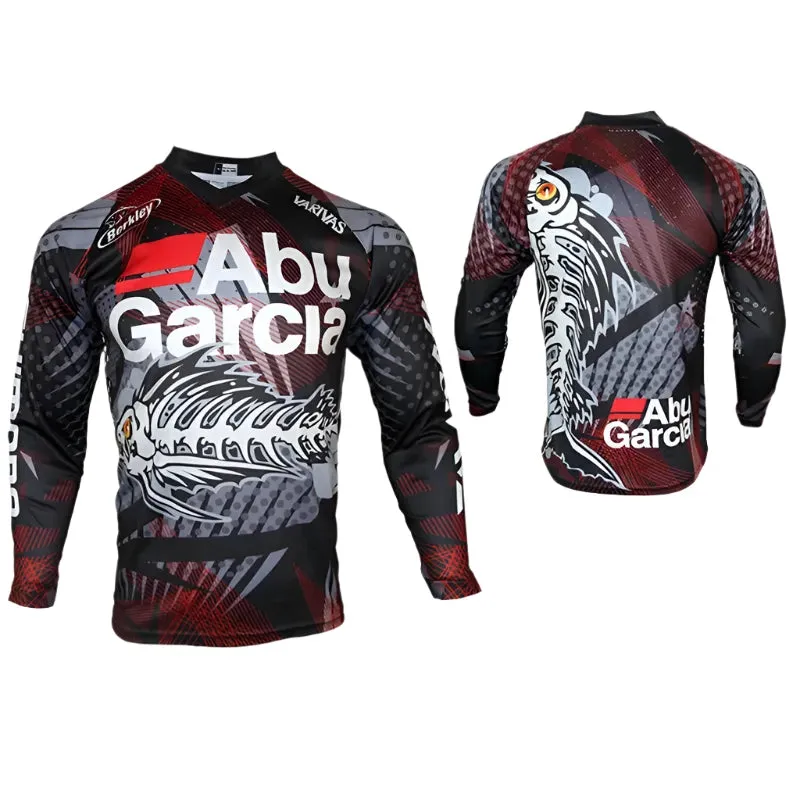 Summer long-sleeved fishing shirt, breathable and quick-drying outdoor men's fishing clothes