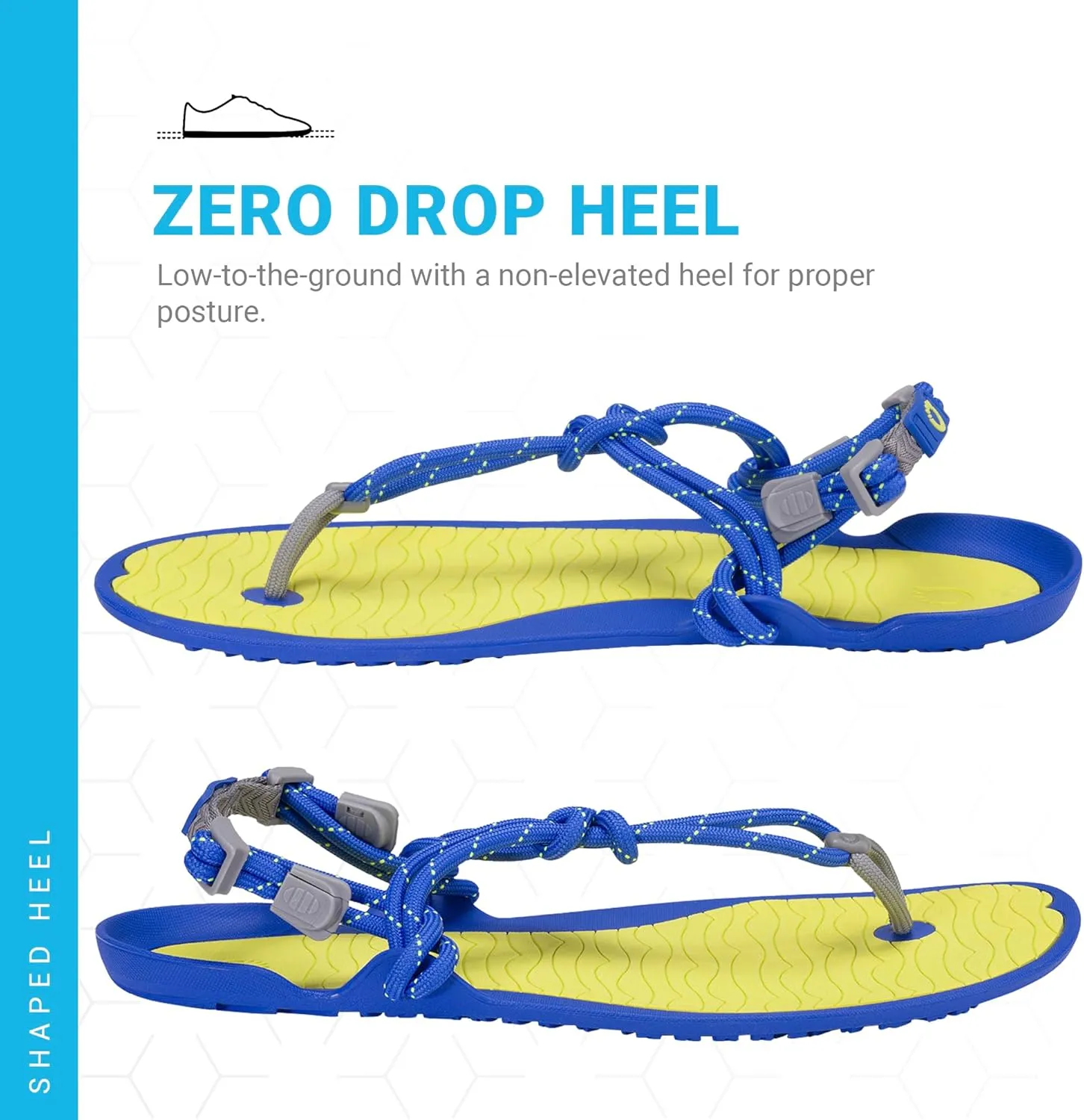 Xero Shoes Men's Aqua Cloud Barefoot Water Sandal